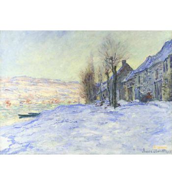 Lavacourt Under Snow 1881