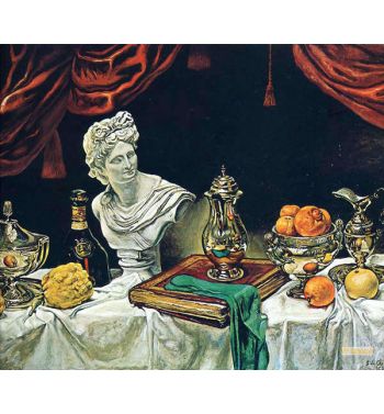 Still Life with Silver Ware