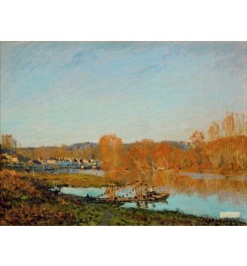 Autumn Banks Of The Seine Near Bougival