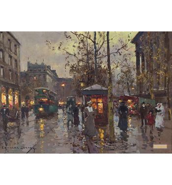 Street Scene In Paris