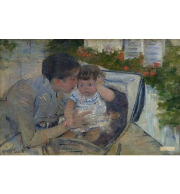 Susan Comforting The Baby C1881