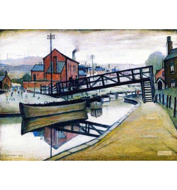 Barges On A Canal