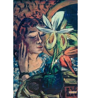 Woman With Orchid