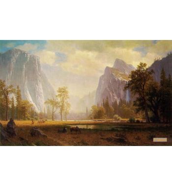 Looking Up Yosemite Valley