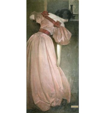 Portrait Study In Pink, The Pink Gown, 1896