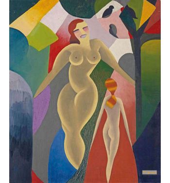 Two Naked In A Landscape