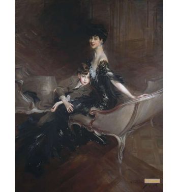Consuelo Vanderbilt Duchess Of Marlborough And Her Son Lord