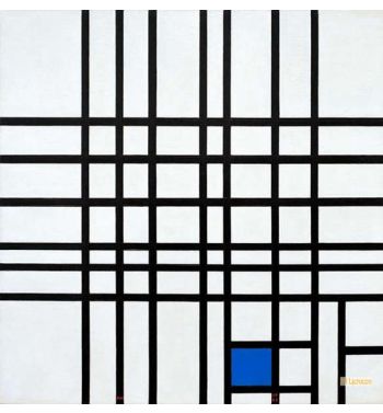 Composition No 12, Composition With Blue