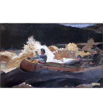 Shooting The Rapids Saguenay River