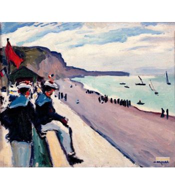 The Beach At Fécamp, 1906