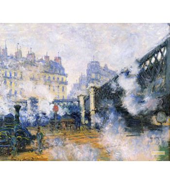 Saint-Lazare Station The Bridge Of Europe 1877