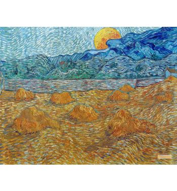 Evening Landscape With Rising Moon
