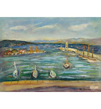 The Entrance To The Port Of Saint Tropez, Ca, 1950