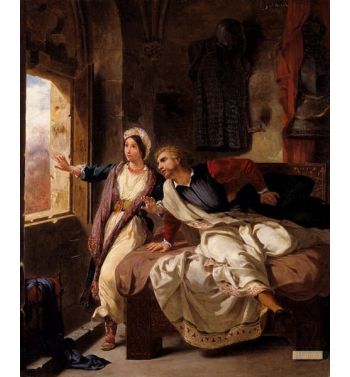 Rebecca And The Wounded Ivanhoe 1823