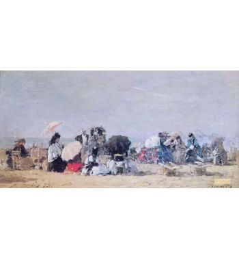 Beach Scene Trouville 1873