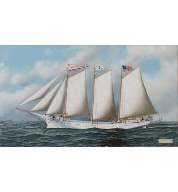 Three Masted Schooner Andrew C, Pierce, 1905