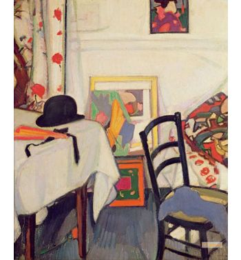 Interior With Japanese Fan, c1915
