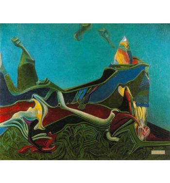 Landscape With Wheatgerm 1936