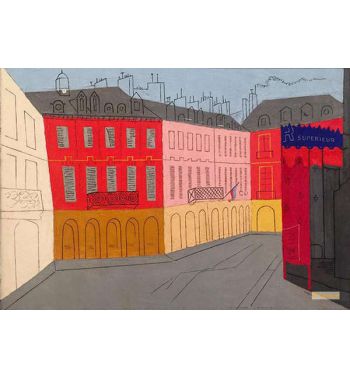 A Painting Of The Place Des Vosges