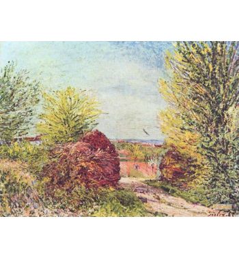 Way In Veneux Nadon In The Spring