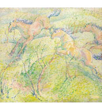 Jumping Horses, 1910