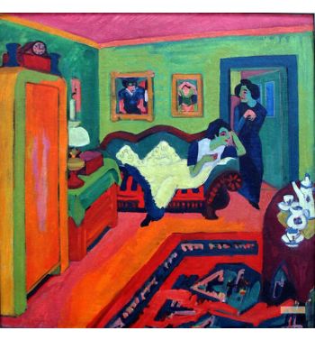 Interior With Two Girls