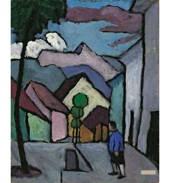 Hauptstrasse With Man 1934