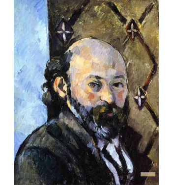 Self-Portrait With Green-Olive Wallpaper