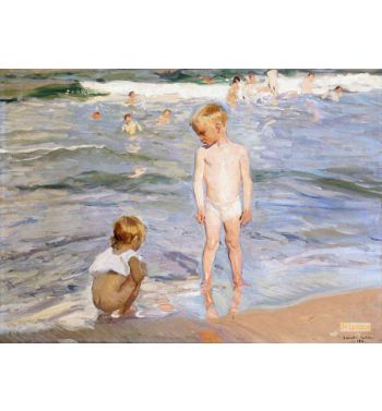 Afternoon Sun Valencia Beach 1910