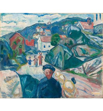 Street In Kragero, 1910