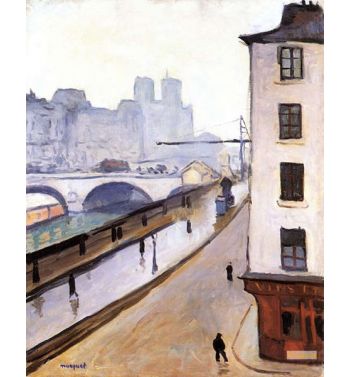 The Pont Saint Michel And Notre Dame, 1905