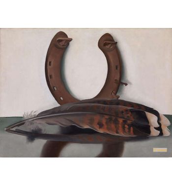 Turkey Feather With Horseshoe, II 1935