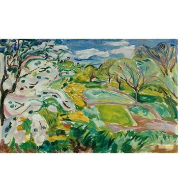 Fruit Trees In Blossom In The Wind, 1919
