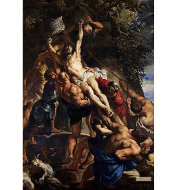 Elevation Of The Cross The Raising Of The Cross = Triptych Middle Panel 
