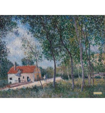 The Road From Moret To Saint Mammès 1883 85