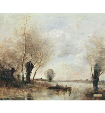 Fishermen Moored At A Bank
