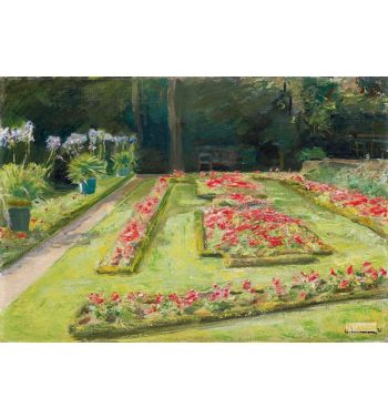 The Flower Terrace In The Wannsee Garden 1921