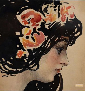Head Portrait Of A Woman