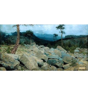 In The Crimean Mountains 1886