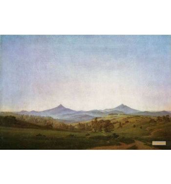 Bohemian Landscape With Mount Milleschauer