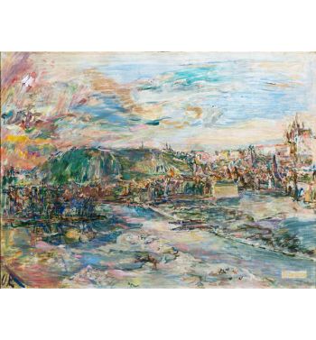 Prague View of Petrin From the Studio