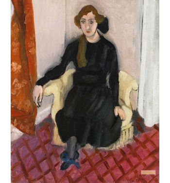 Young Girl In Black 1919