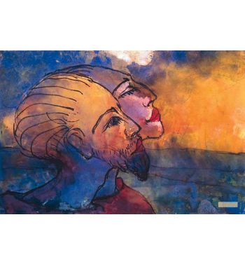 Fancy Two Head In Profile