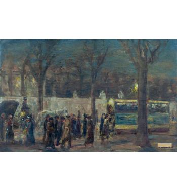 Street Scene At The Brandenburg Gate