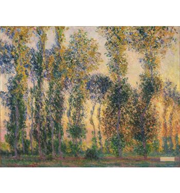 Poplars At Giverny Sunrise 1888