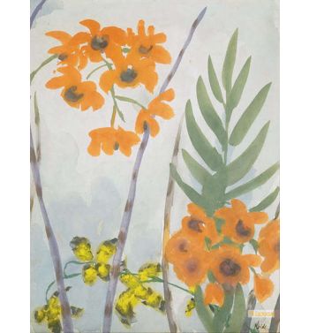 Floral Stalls With Long Barrel Branches