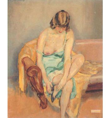 Sitting Woman An A Sofa, C, 1935