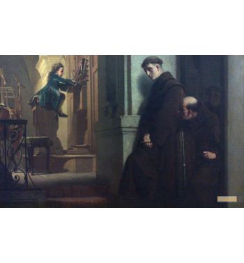 The Young Mozart Playing The Organ
