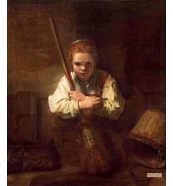 Girl With A Broom