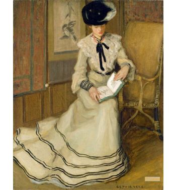 Girl Reading c1903 04